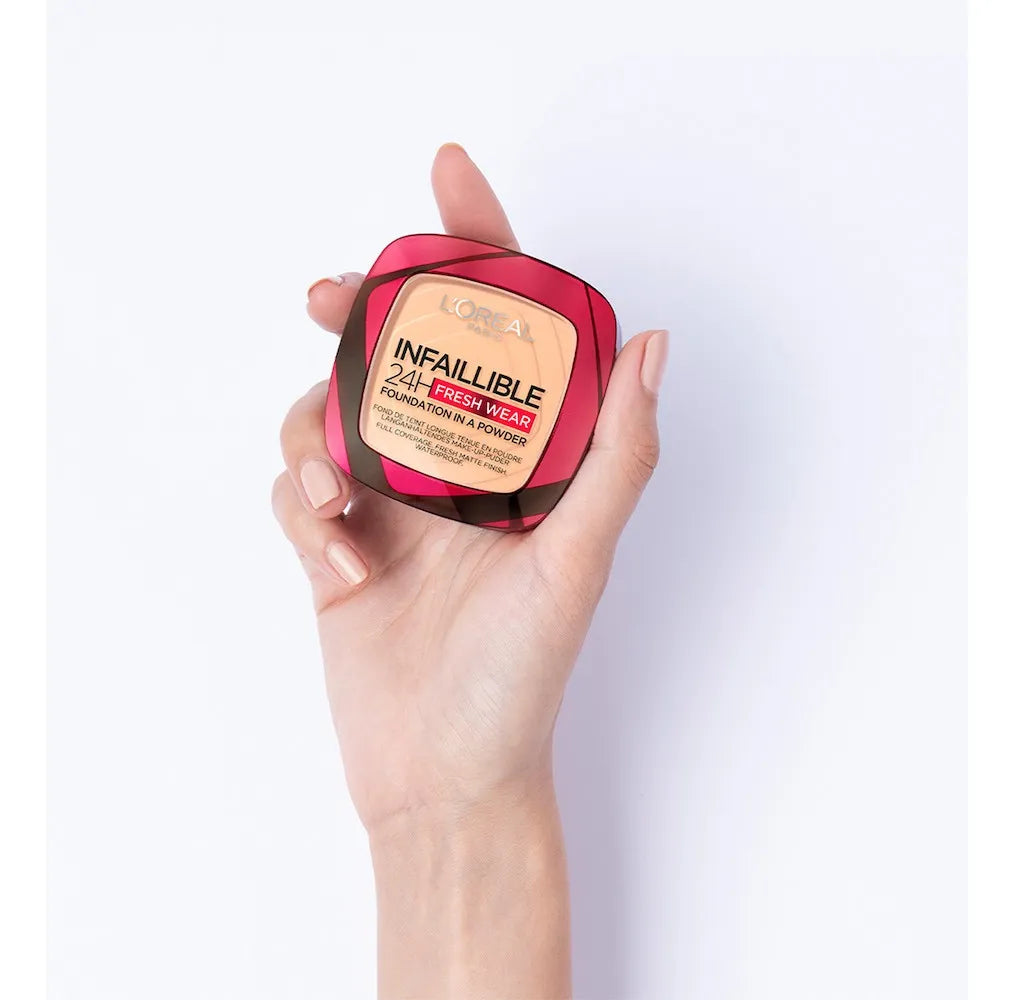 L´Oréal Paris, Base de maquillaje en polvo de larga duración, Infallible 24h Freshwear