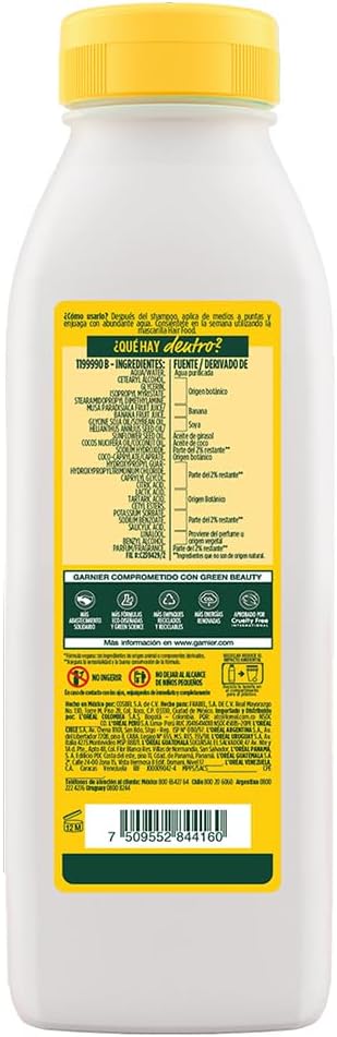 Garnier Fructis Acondicionador Fructis Hair Food Banana 300Ml
