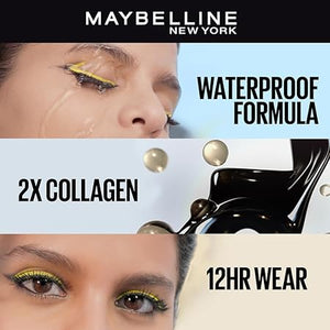 Maybelline Volume Express Colossal Mascara A Prueba de Agua, color Negro