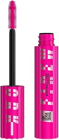 Maybelline Nueva Mascara de Pestañas con Pro Vitamina B5, Lash Sensational Firework, a prueba de agua, Negro, 8.75ml