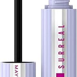 Maybelline The Falsies Surreal Extensions - Máscara de pestañas a prueba de agua, voluminizadora, alargamiento, maquillaje muy negro