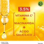 Garnier Express Aclara Sérum facial Anti manchas con Vitamina C, 30ml.