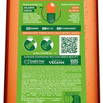 Garnier Fructis Borrador de Daño Control Grasa Shampoo 650ml para Cabello Dañado y Raíces Grasas