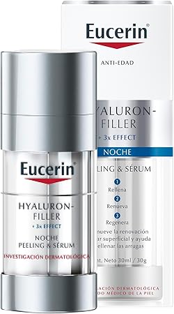 Eucerin Sérum efecto peeling noche Ácido Hialurónico, Hyaluron Filler, 30 ml