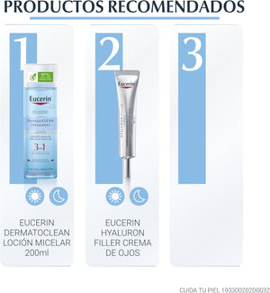 Eucerin Loción Micelar Facial DermatoClean para Todo tipo de piel, 200ml
