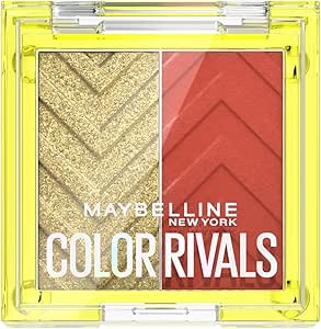Maybelline Sombras de Ojos de larga duración, a prueba de agua, Color Rivals