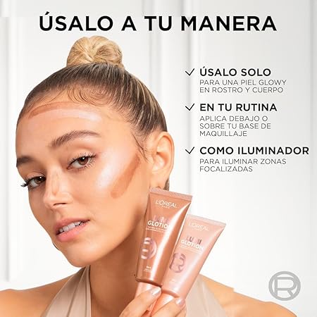 L'Oréal Paris Lumi Glotion iluminador de maquillaje hidratante