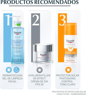 Eucerin Protector solar facial FPS 50+ CC Cream tono medio, Sun Creme, 50ml