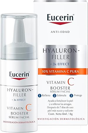 Eucerin Sérum facial Vitamin C y Ácido Hialurónico ,Hyaluron Filler,8ml