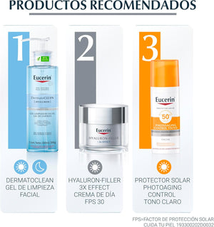 Eucerin Protector solar facial FPS 50+ CC Cream tono claro, Sun Creme, 50ml